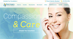 Desktop Screenshot of plasticsurgeryofsomd.com